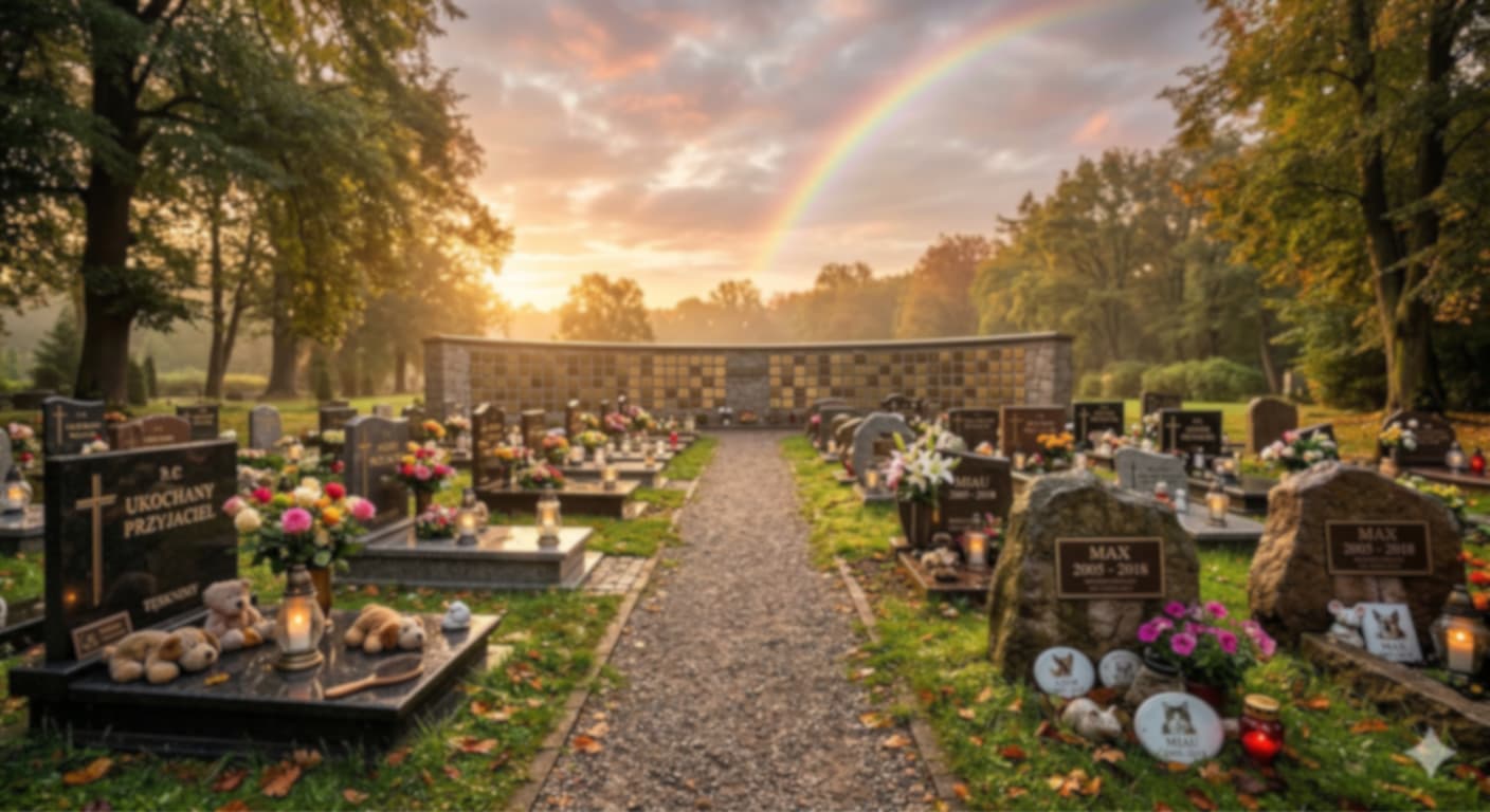 Tęczowy Most — opieka nad grobami zwierząt w Szymanowie
